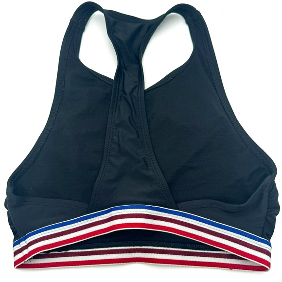 Girls Medium 7-9 Swim Tankini Tank Top Sports Miss Independent‎ Red White Blue - Picture 2 of 7